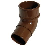 FloPlast Mini Gutter 50mm Brown 112 Degree Offset Bend
