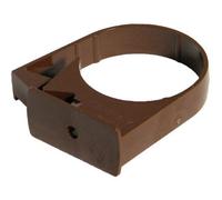 Floplast Miniflo Brown Round Gutter Clip (L)25mm (Dia)50mm