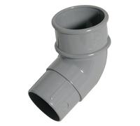 Floplast Miniflo Grey 112.5° Offset Downpipe Bend, (Dia)50mm