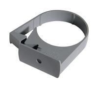 Floplast Miniflo Grey Round Gutter Clip (L)25mm (Dia)50mm