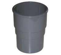 Floplast Miniflo Grey Round Gutter Socket (Dia)50mm