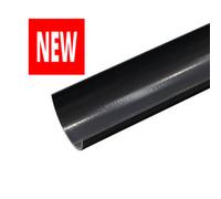 Floplast Miniflo Mini Gutter 76mm X 2M Anthracite Grey Pvc-U.