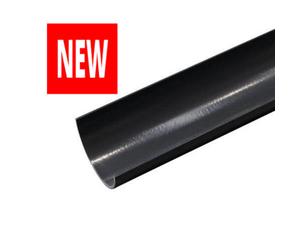 Floplast Miniflo Mini Gutter 76mm X 2M Anthracite Grey Pvc-U.