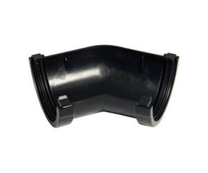 Floplast Miniflo Mini Gutter Angle 135 Degree X 76mm Black - Single