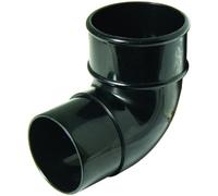 Floplast Miniflo Mini Gutter Bend 92.5 Degree 50mm Black - Pack Of 2