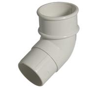 Floplast Miniflo White Round 112.5° Offset Downpipe Bend, (Dia)50mm