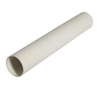 Floplast Miniflo White Round Downpipe (L)2M (Dia)50mm