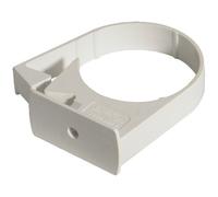Floplast Miniflo White Round Gutter Clip (L)25mm (Dia)50mm