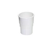 Floplast Miniflo White Round Gutter Socket (L)59mm (Dia)50mm