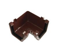 FloPlast Niagara 90 Degree Internal Angle Brown - PVC-U, Ogee Style - RAN1