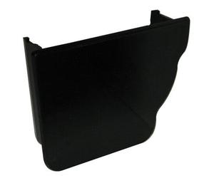 FloPlast Ogee Black Internal Stopend Left Hand