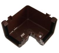 FloPlast Ogee Brown 90 Degree Internal Gutter Angle