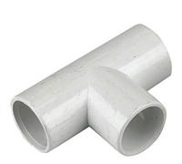 FLOPLAST Overflow Pipe tee 21.5mm White - Bag of 2