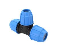 Floplast Plastic & Stainless Steel Compression Equal Tee (Dia) 20mm X 20mm X 20mm