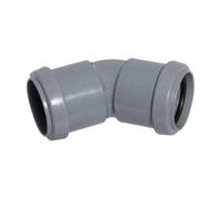 FLOPLAST 32mm Grey Pushfit 135 Degree Waste Pipe Bend