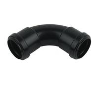FloPlast Push-Fit Waste 92.5° Bend 40mm Black | Home Standard