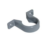 Floplast Push Fit Waste Pipe Clip 50mm Grey (Pack Of 10)