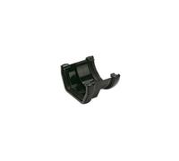 Floplast Pvc Square To 112mm Half Round Gutter Adaptor - Black - Pack Of 2