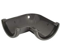 FloPlast RA1A 90° Half-Round Gutter Angle 112mm Anthracite Grey