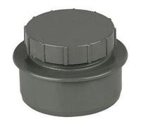 Floplast Ring Seal 110mm Soil Access Plug Anthracite Grey