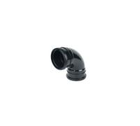 Floplast Ring Seal Soil Bend Double Socket 92.5 Degree X 110mm Black - Pack Of 2