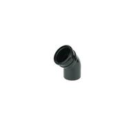 Floplast Ring Seal Soil Bend Single Socket 112.5 Degree X 110mm Black - Pack Of 2