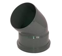 Floplast Ring Seal Soil Bend Single Socket 135 Degree 110mm Anthracite Grey