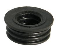 Floplast Ring Seal Soil Black Boss Adaptor, (Dia)32mm