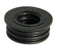 Floplast Ring Seal Soil Black Boss Adaptor, (Dia)40mm