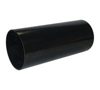 FloPlast XtraFlo Industrial Gutter Downpipe Black 110mm x 3M Single Socket