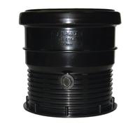 FloPlast Soil Universal Pipe Connector Black