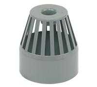 FLOPLAST 110mm Ring Seal Vent Terminal - Grey
