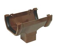 FloPlast ROS1 Square Line Running Outlet Brown 114mm