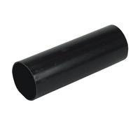 FloPlast Round Downpipe - 68mm x 4mtr Black