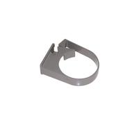 Floplast Round Downpipe Side Fix Clip 68mm Grey - Push-Fit Pvc-U, Bs En 1462 Compliant