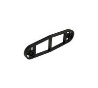 Floplast Round Downpipe Spacer Bracket 8mm Black - Cast Iron Effect - Upvc - 149mm X 43mm X 12mm