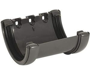 FloPlast RU1A Anthracite Half-Round Union Bracket 112mm