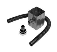 FloPlast RVS1AG Anthracite Grey Rainwater Diverter (Connects to 65MM Square and 68MM Round Downpipe)