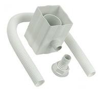 Floplast White Round & Square Gutter Diverter