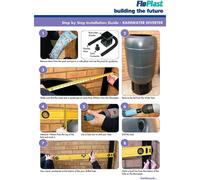 FloPlast RVS1W RVS1W-White Rainwater Diverter (Conects to 65MM Square and 68MM Round Downpipe), White