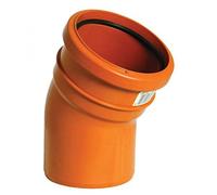 FloPlast Single Socket Drainage Bend 30o