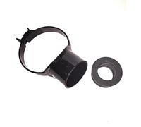 Floplast Soil Pipe Black Strap Boss with 32mm Rubber Boss Adapter