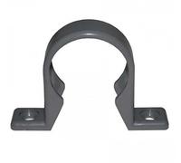 FLOPLAST Solvent Grey 32mm (36mm) Waste Pipe Clip - Bag of 5