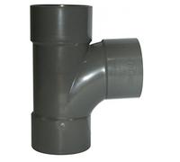 FLOPLAST Solvent Grey 32mm (36mm) Waste Swept Tee