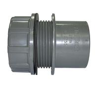 FLOPLAST Solvent Grey 40mm (43mm) Tank Connector - Bag of 2