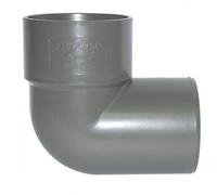 FLOPLAST Solvent Grey 40mm (43mm) Waste Conversion Bend - Bag of 2