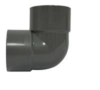 FLOPLAST Solvent Grey 90 Degree 40mm (43mm) Waste Knuckle