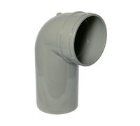 Floplast Solvent Weld Soil 90 Degree Spigot Bend Grey Single Socket Ss168Gr