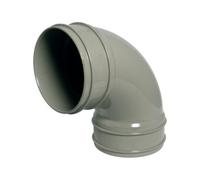 Floplast Solvent Weld Soil 92.5 Degree Bend Grey