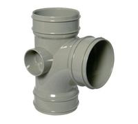 Solvent Weld soil 92.5 deg branch grey SS191